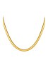 view 2 of 2 Caterina Herringbone Chain Necklace in Gold