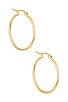 view 1 of 2 Laurette Medium Hoop Earrings in Gold
