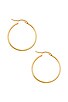 view 2 of 2 Laurette Medium Hoop Earrings in Gold