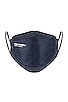 view 2 of 5 Santorini 5 Pack KN95 Face Masks in Navy