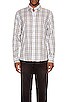 view 3 of 3 The Movement Shirt in Grey Cream Plaid