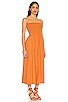 view 2 of 3 Deva Midi Dress in Plain Orange