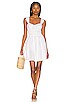 view 1 of 3 x REVOLVE La Bonita Mini Dress in White