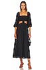 view 1 of 3 Nadiva Midi Dress in Black