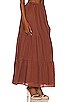 view 2 of 4 Ellaine Maxi Skirt in Chocolate
