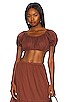 view 1 of 4 x REVOLVE Rhea Top in Chocolate