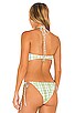 view 3 of 4 Liu Bikini Top in Dalida Check Print