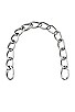 view 1 of 3 CHAIN 가방 체인 in Silver
