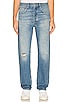 Distressed Straight Jean, view 1, click to view large image.