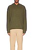 view 4 of 4 후디 in Army Green & Heather