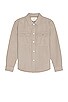 view 1 of 4 Textured Overshirt in Dove Grey