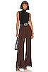 view 4 of 4 FAVORITE PANT WITH SLIT パンツ in Chocolate