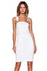 view 1 of 4 Denim Le High Pencil Skirt Dress in Blanc