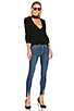 Denim Le Skinny De Jeanne Front Split, view 4 of 4, click to view large image.