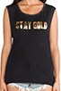 CAMISETA DE TIRANTES STAY GOLD TANK, view 4, click to view large image.