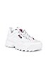 view 2 of 6 SNEAKERS DISRUPTOR II PREMIUM in White, Navy & Red