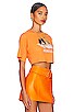 view 2 of 4 Vintage Angels Cropped T-Shirt in Orange
