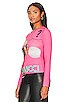 view 3 of 5 Gum Logo Long Sleeve Top in Pink