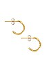 view 3 of 3 PENDIENTES CHRISTIE in Gold