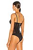 view 4 of 5 Silk and Mesh Bodysuit in Black
