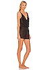 view 2 of 3 Solid Chiffon Romper in Black