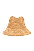 view 3 of 3 Dylan Lux Hat in Fawn & Rose Gold
