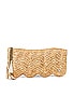 view 1 of 4 Avon Clutch in Natural & Gold