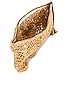 view 4 of 4 Avon Clutch in Natural & Gold