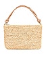 view 1 of 4 Praslin Soft Tote in Natural & Gold