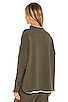 Long Sleeve Funnel Neck Capelet, view 3 of 4, click to view large image.
