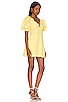 view 2 of 3 Natalia Puff Sleeve Mini Dress in Yellow