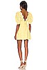 view 3 of 3 Natalia Puff Sleeve Mini Dress in Yellow