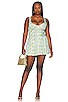 view 7 of 7 Yori Mini Dress in Green