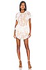 Verbena Lace Tiered Mini Dress, view 2 of 3, click to view large image.