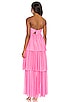 X REVOLVE Strapless Tiered Ruffle Gown, view 3 of 4, click to view large image.