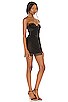 view 2 of 4 X REVOLVE One Shoulder Lace Mini Dress in Black