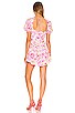 view 3 of 3 Paulina Puff Sleeve Mini Dress in Pink