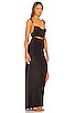 view 2 of 4 Kyra Cut Out Maxi Dress in Black
