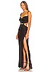 view 3 of 4 Kyra Cut Out Maxi Dress in Black