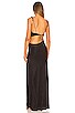 view 4 of 4 Kyra Cut Out Maxi Dress in Black