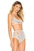 view 2 of 4 Pastille Strappy Bralette in Pinstripe