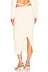 view 3 of 4 Mono Midi Skirt in Ivory