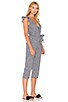 Gingham Jumpsuit, view 2, click to view large image.