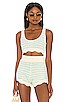 Lizzy Stripe Crochet Tank, view 1 of 4, click to view large image.