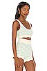 Lizzy Stripe Crochet Tank, view 2 of 4, click to view large image.