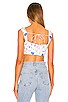 view 3 of 4 Farah Crop Top in White