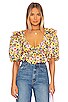 view 1 of 4 Glenn Crop Top in Yellow