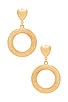 view 1 of 2 Oh My Earrings in Gold
