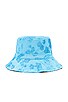 view 3 of 3 Jax Terry Jacquard Bucket Hat in Blue Isle