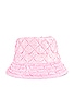 view 3 of 3 Jax Puff Bucket Hat in Baby Pink
